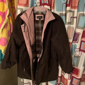 Braetan Brown and Pink Women's Jacket